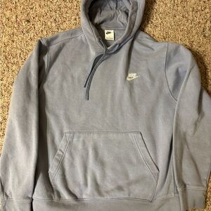 ⬇️Nike Light blue/Gray Men's Hoodie